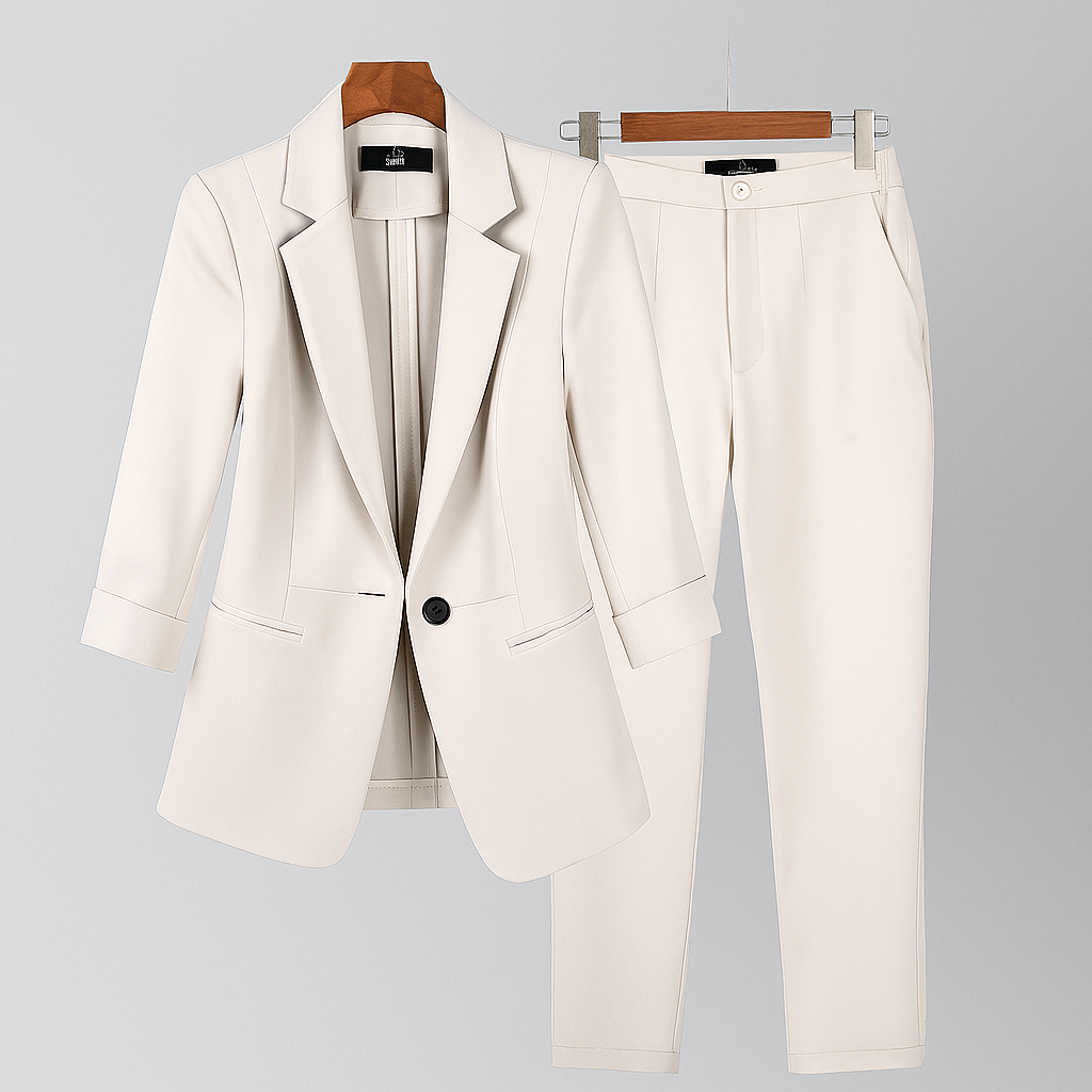 Women's Formal Blazer Suit Set Pants