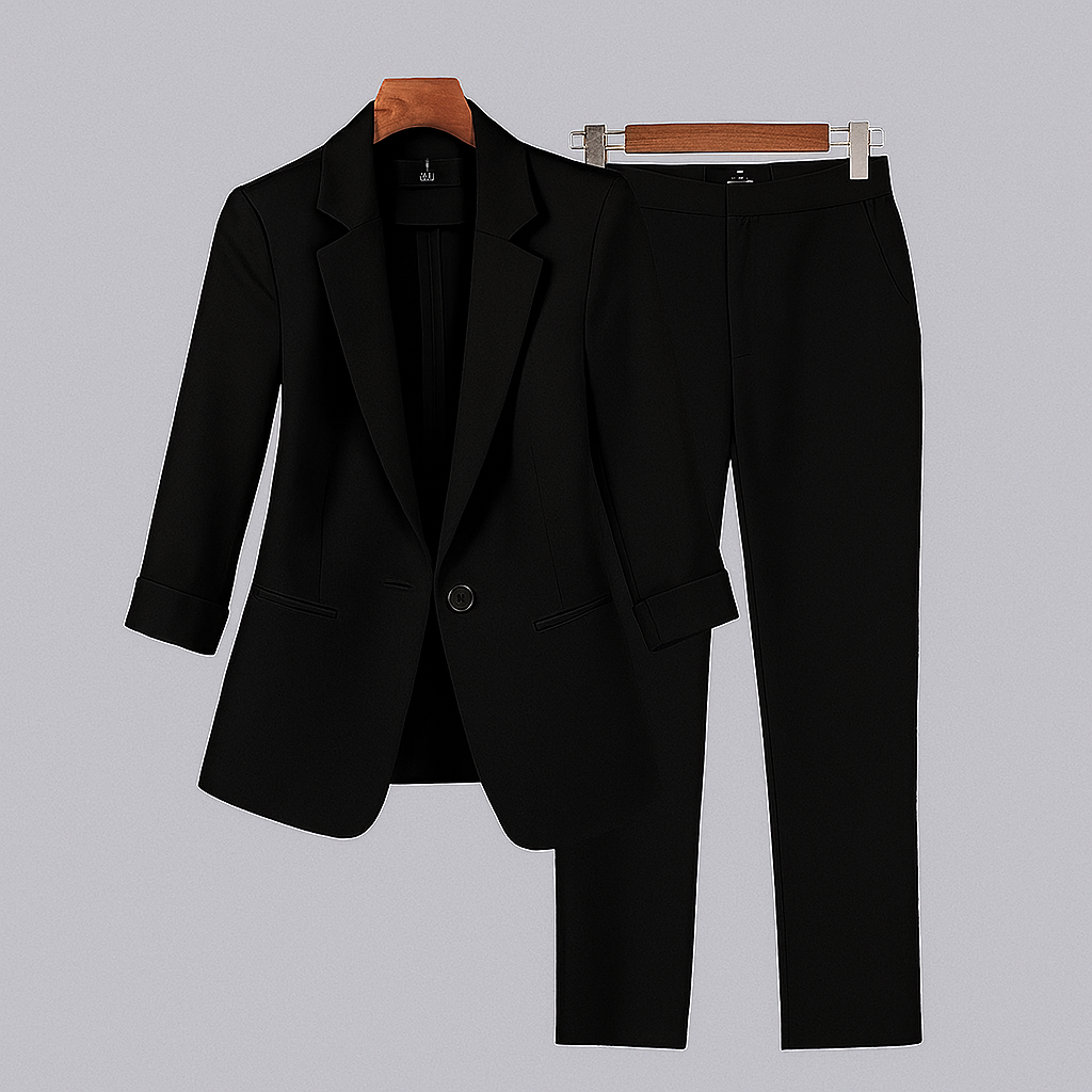 Women's Formal Blazer Suit Set