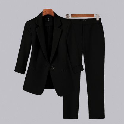 Women's Formal Blazer Suit Set
