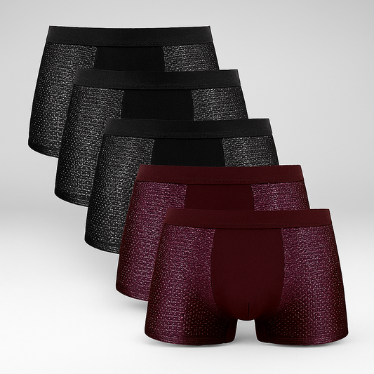 Men's Mesh Boxer Shorts 5 Pack - Vonnera