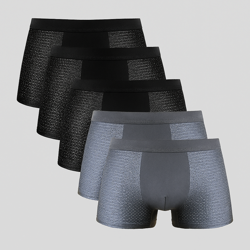 Men's Mesh Boxer Shorts 5 Pack