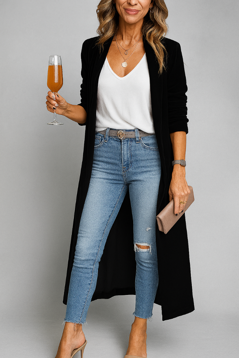 Women's Long Duster Cardigan Sweater