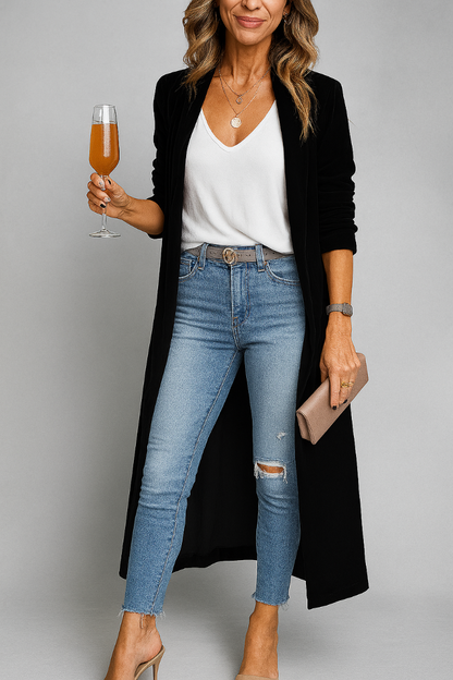 Women's Long Duster Cardigan Sweater