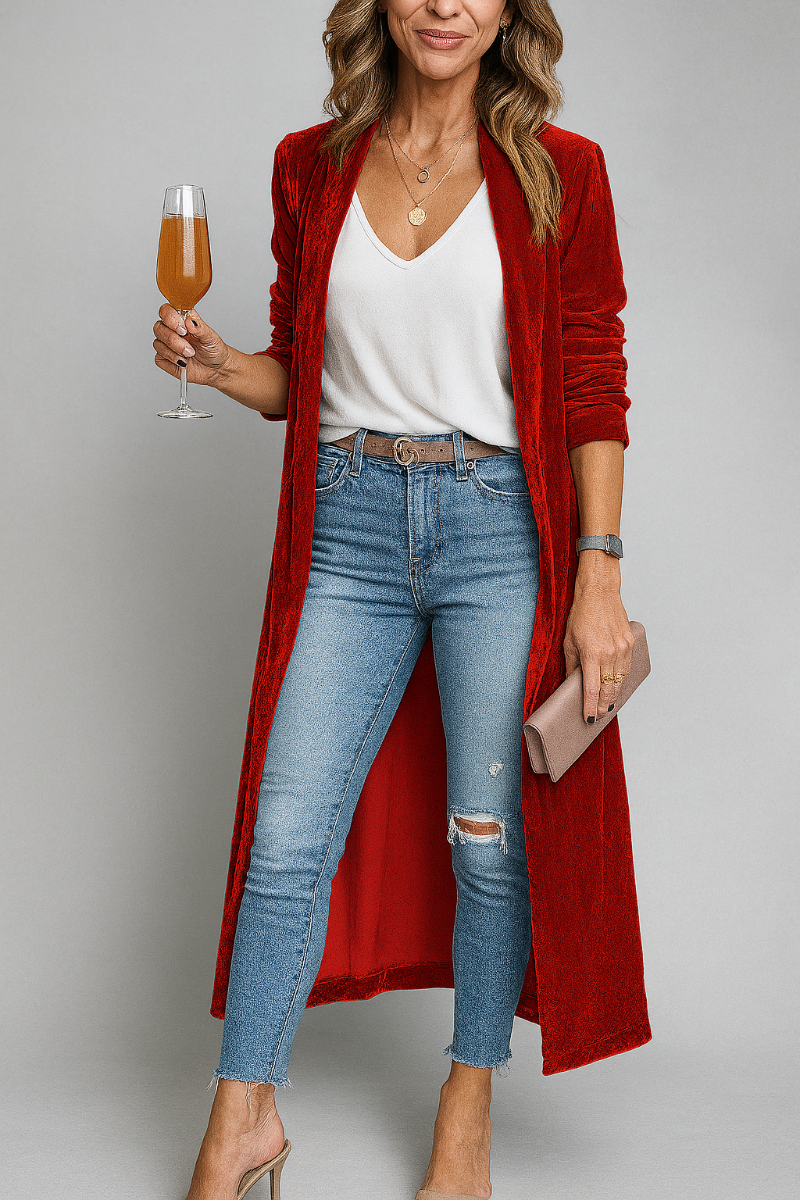 Women's Long Duster Cardigan Sweater