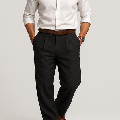 Men's Cotton Linen Casual Trousers