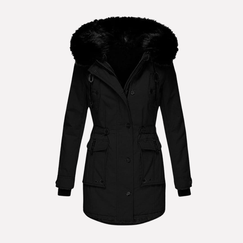 Women's Parka Jacket Hooded Water Resistant