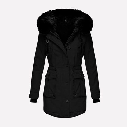 Women's Parka Jacket Hooded Water Resistant