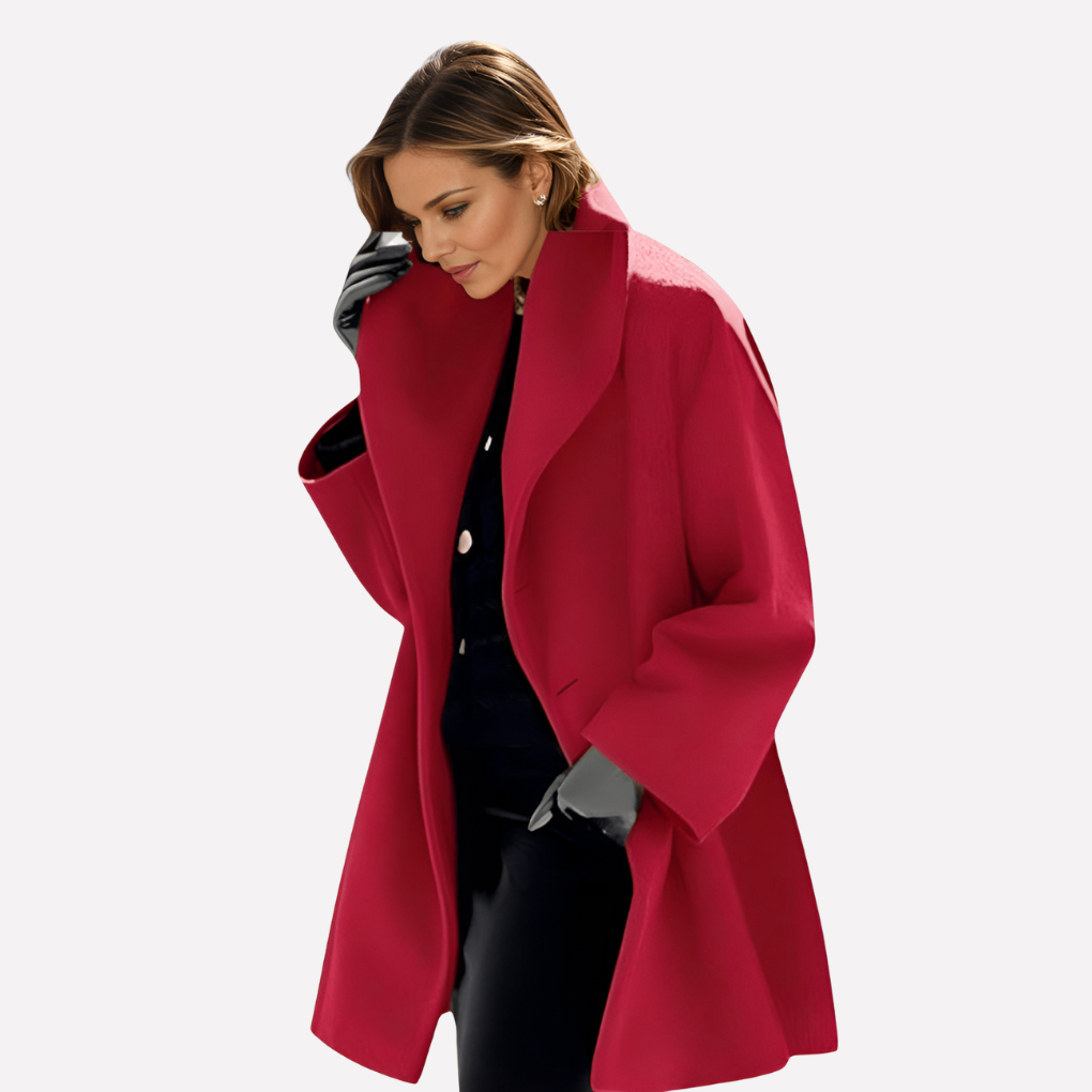 Women's Wide Collar Blazer Jacket