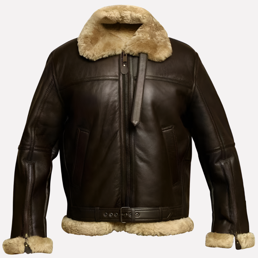 Men's Faux Shearling Jacket - Vonnera