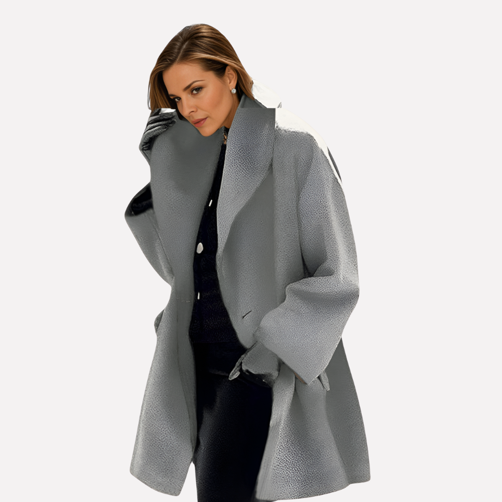 Women's Wide Collar Blazer Jacket
