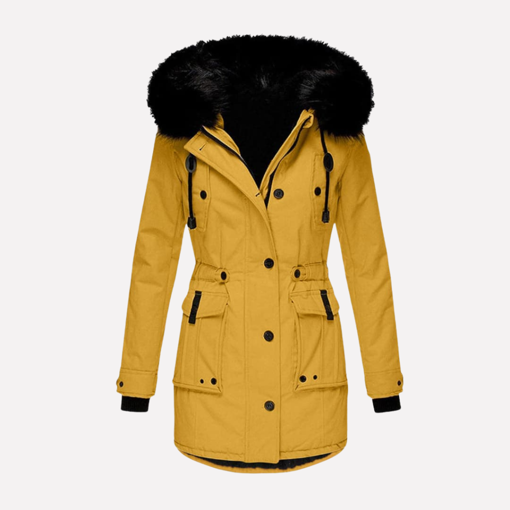 Women's Parka Jacket Hooded Water Resistant