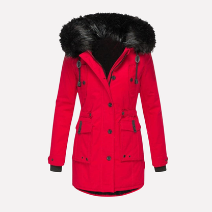Women's Parka Jacket Hooded Water Resistant