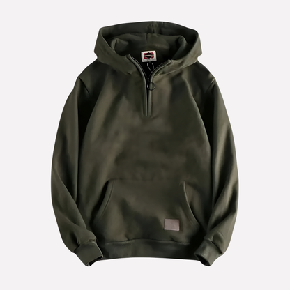 Men's Half Zip Hooded Sweater