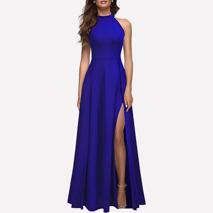 Women's Bridesmaid Dress Elegant Satin