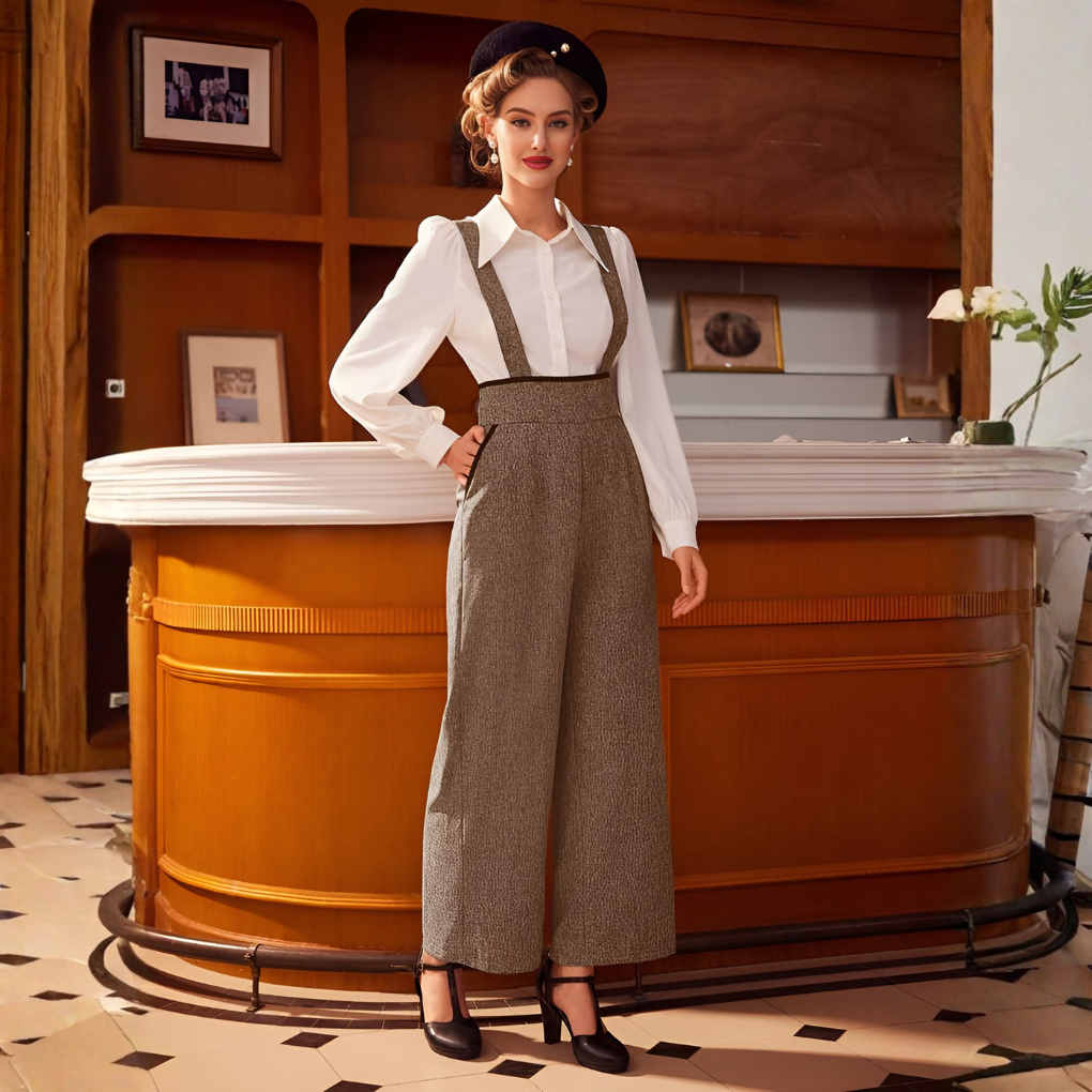 Women's Vintage Jumpsuit - Vonnera