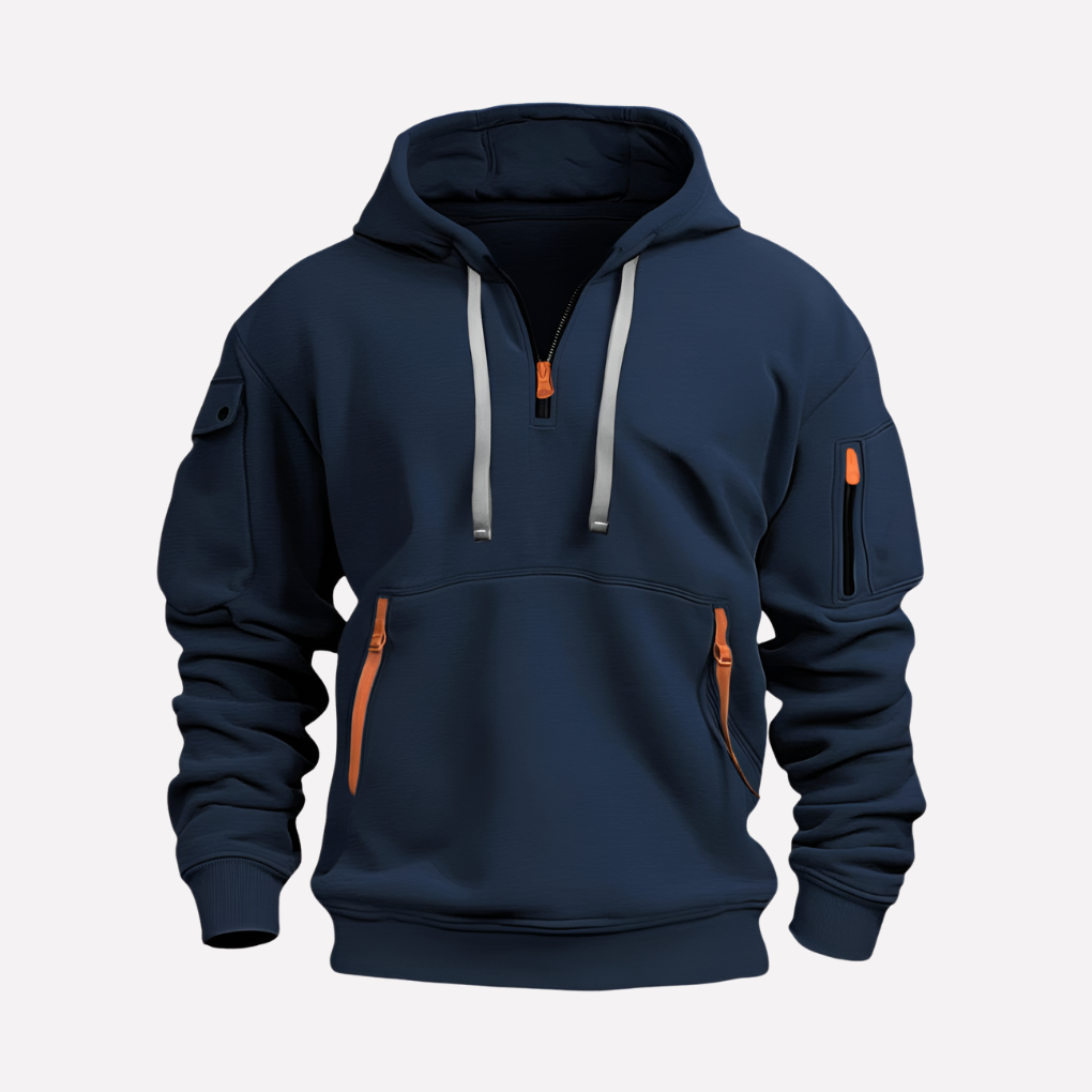 Men's Adjustable Hood Hoodie - Vonnera