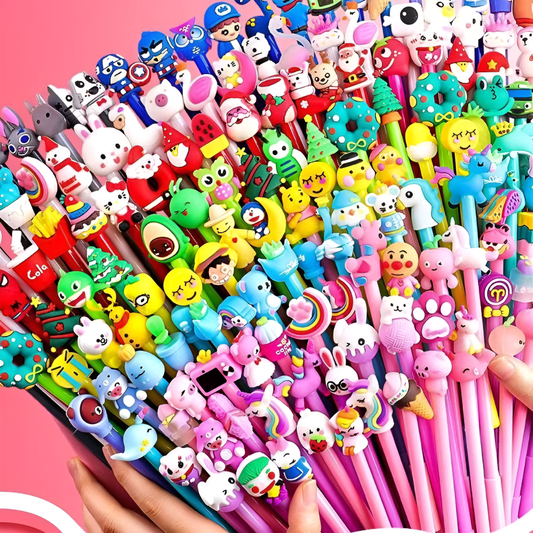 20 Piece Gel Pen Cartoon Set - Vonnera