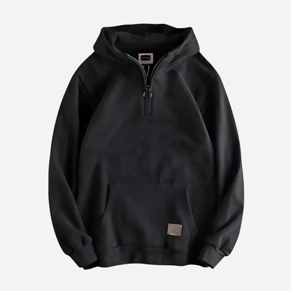 Men's Half Zip Hooded Sweater