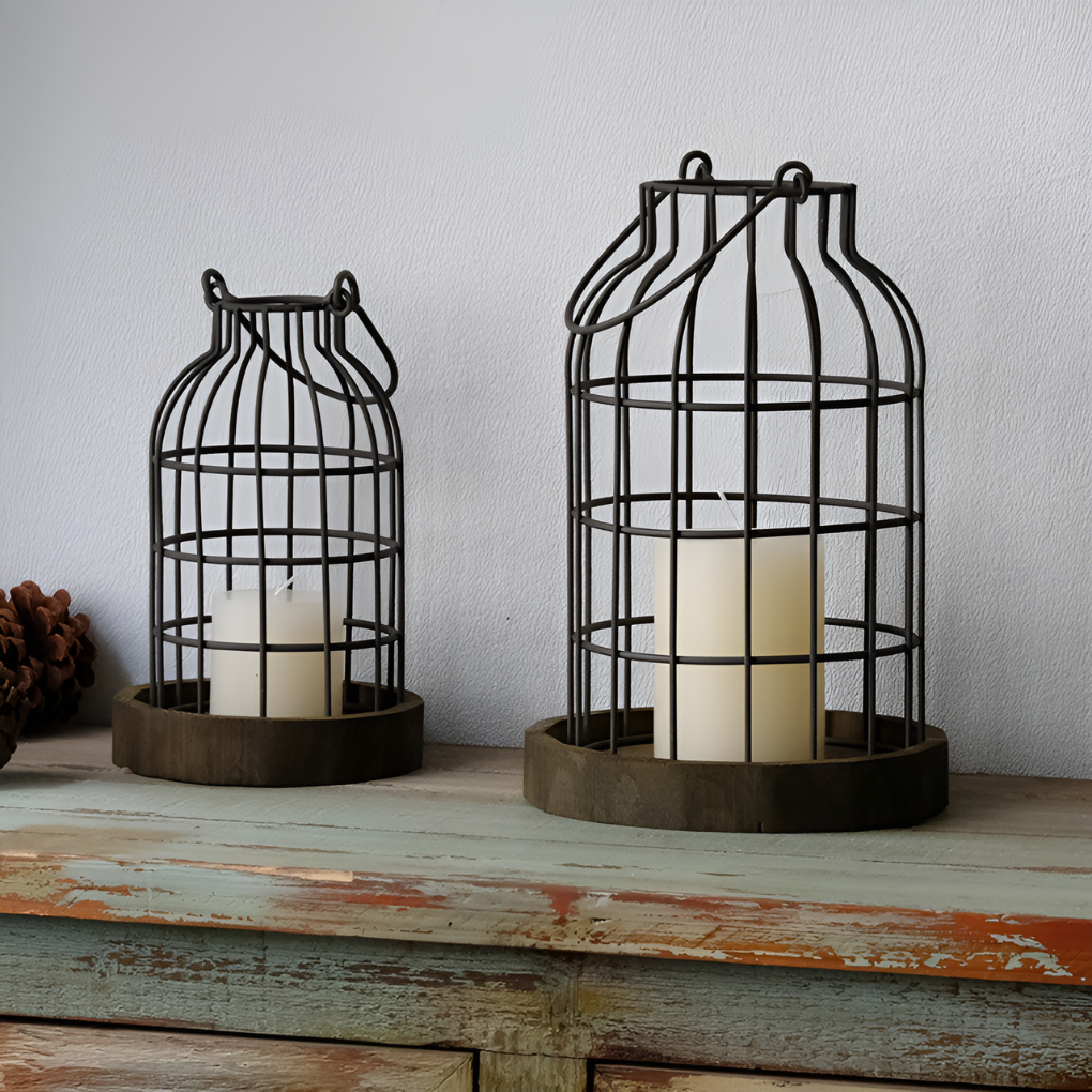 Farmhouse Outdoor Lantern Set - Vonnera