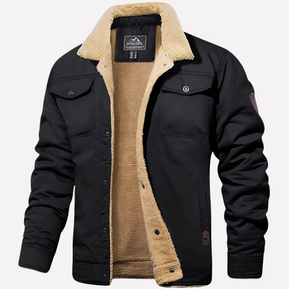 Men's Fleece Lined Sherpa Jacket