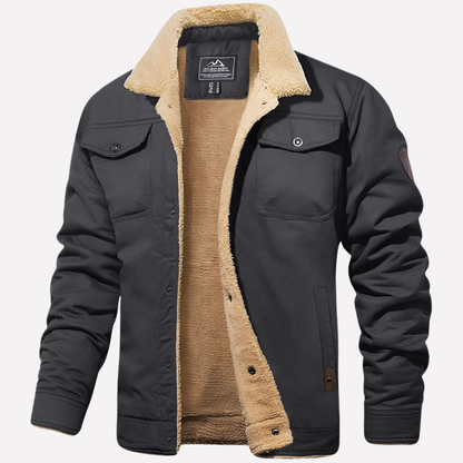 Men's Fleece Lined Sherpa Jacket