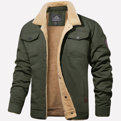 Men's Fleece Lined Sherpa Jacket