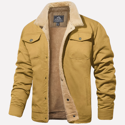 Men's Fleece Lined Sherpa Jacket
