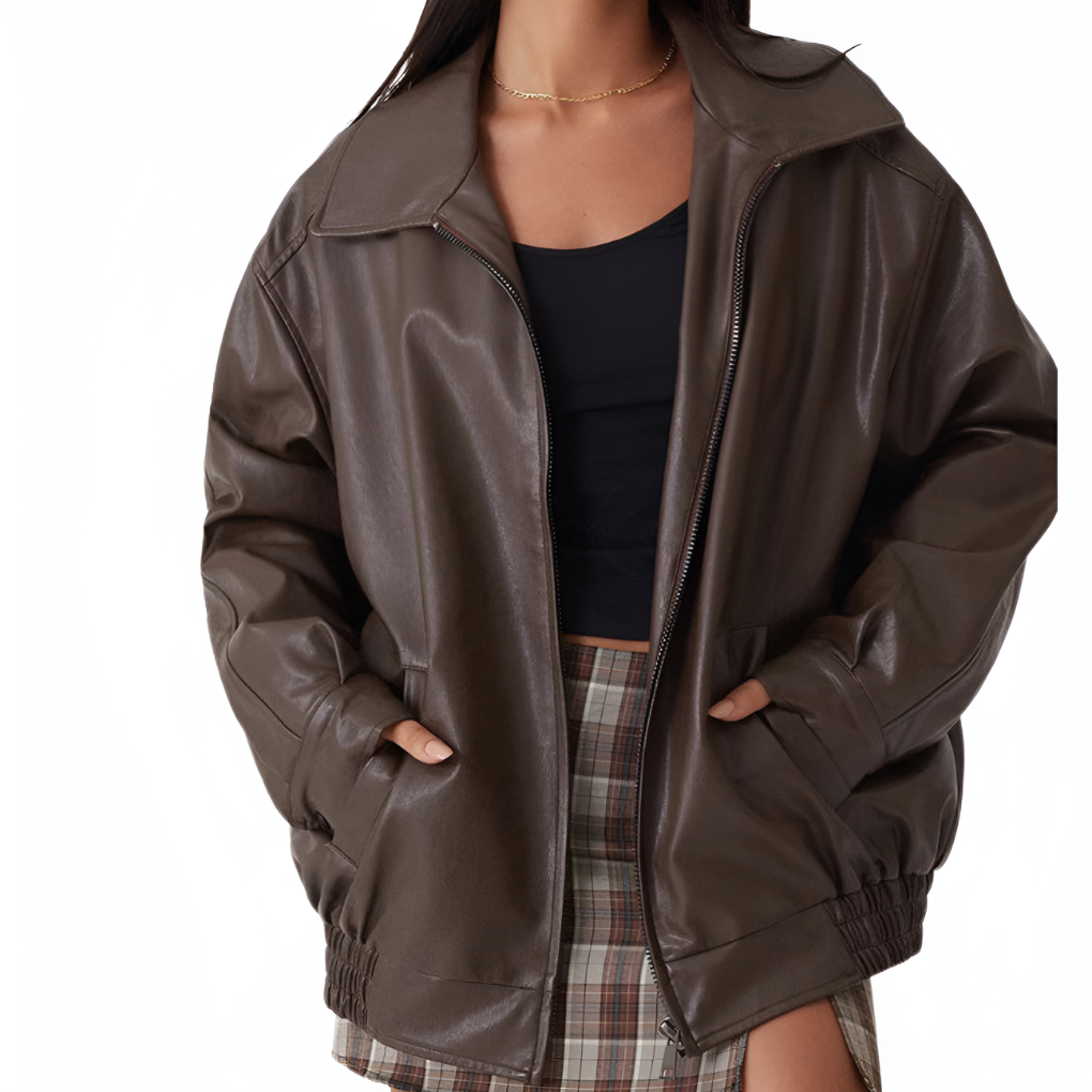 Women's Bomber Jacket Oversized