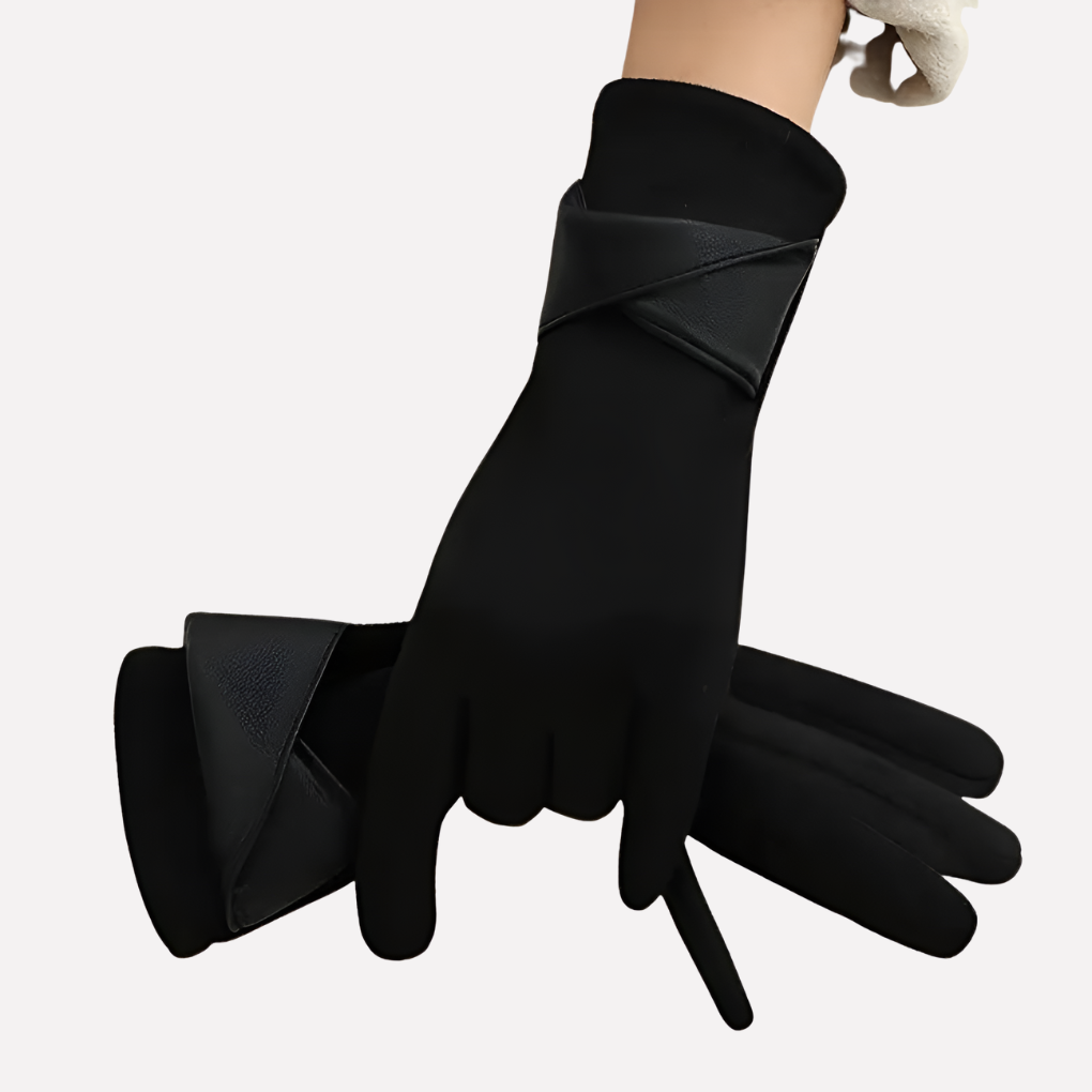 Women's Winter Gloves Adjustable Strap