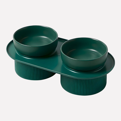 Ceramic Elevated Pet Food Bowl