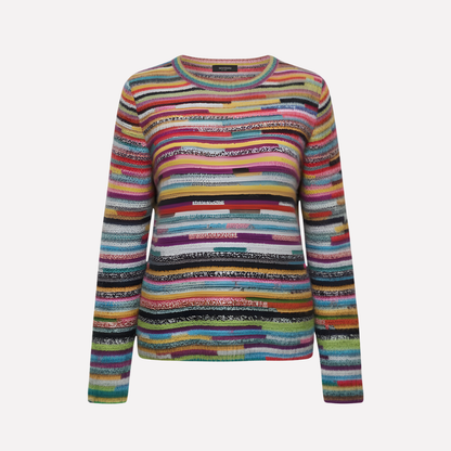 Women's Striped Knit Sweater - Vonnera