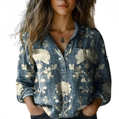 Women's Button Down Cotton Shirt