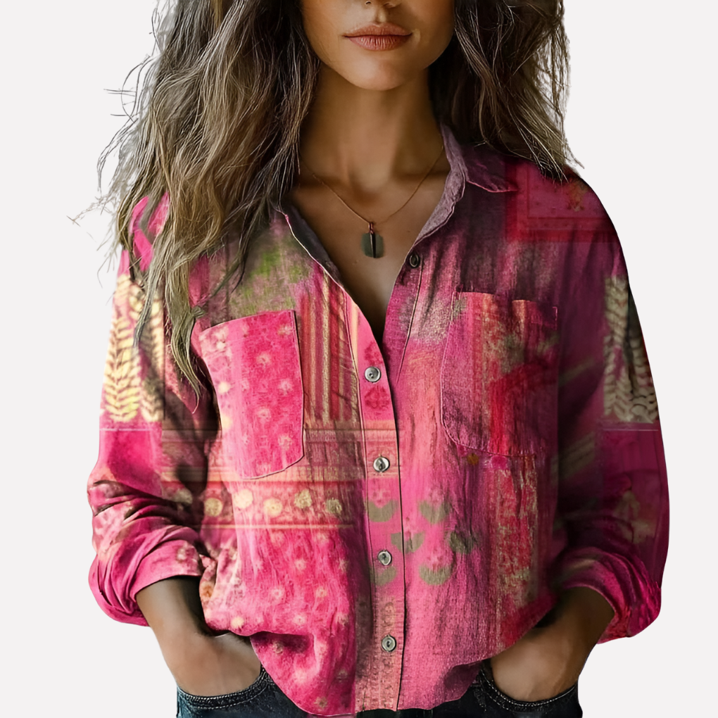 Women's Button Down Cotton Shirt