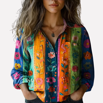 Women's Button Down Cotton Shirt