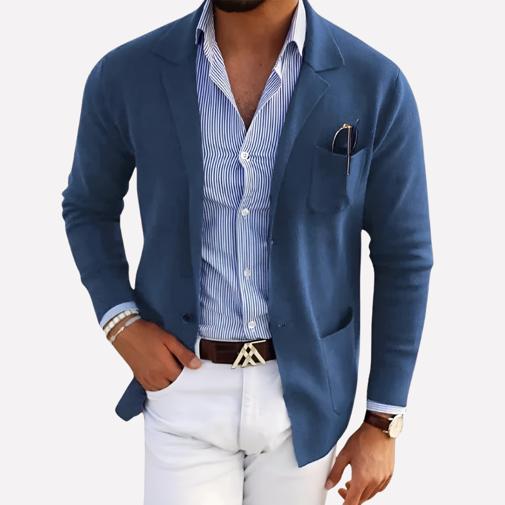 Men's Knit Blazer - Vonnera