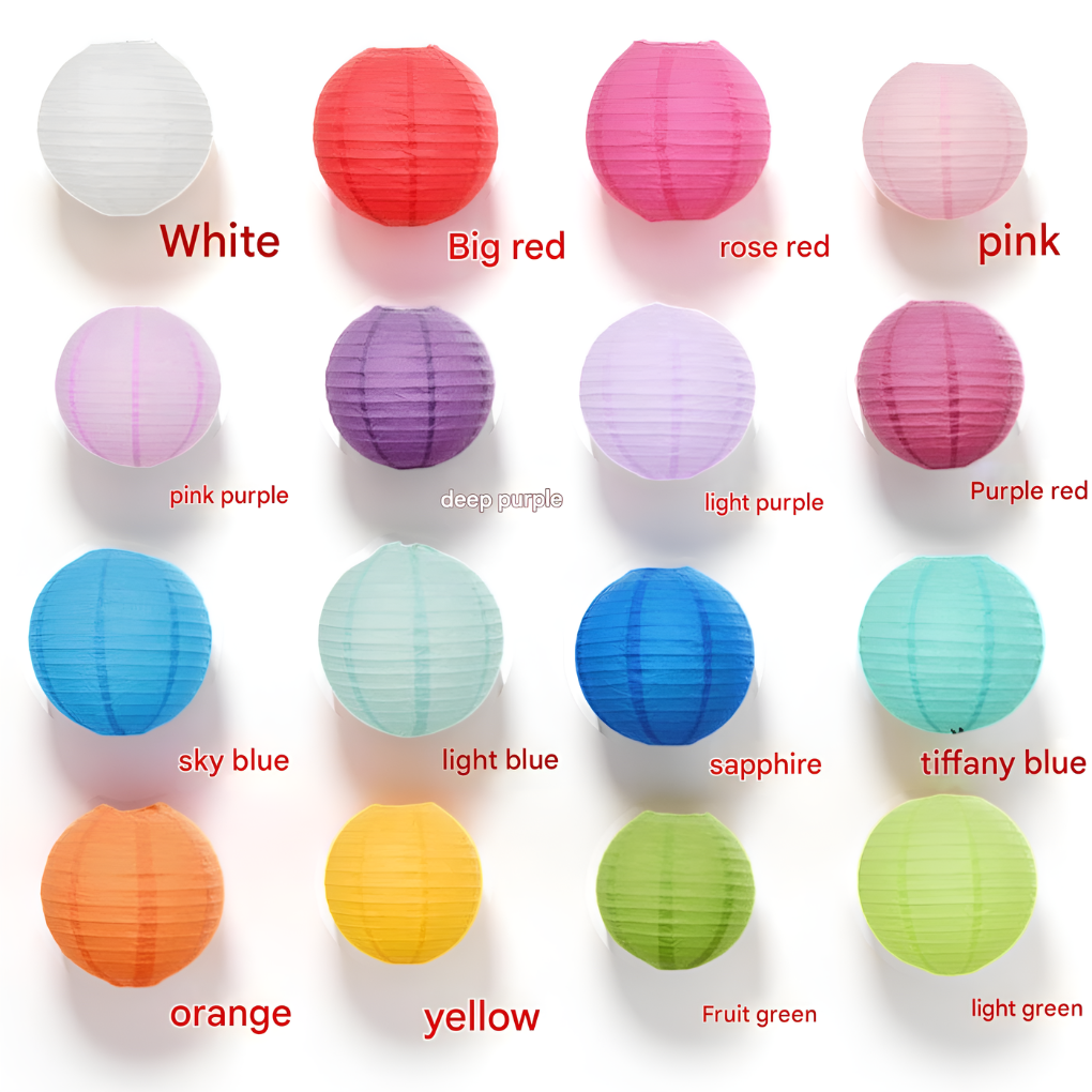 20 Piece Paper Lantern Decorations - Vonnera