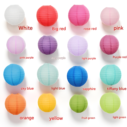 20 Piece Paper Lantern Decorations - Vonnera