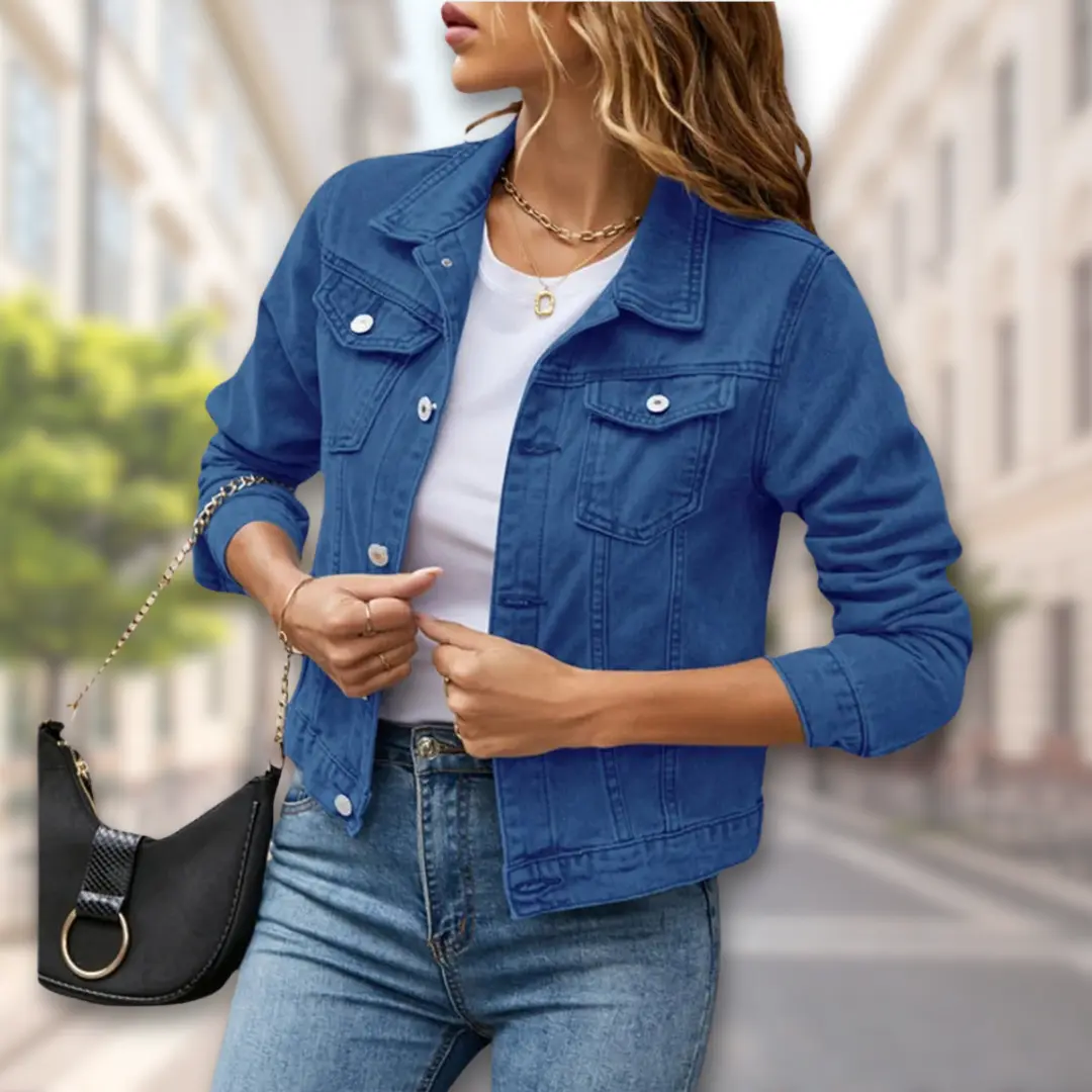 Chic Button-Up Jacket for Women – Effortlessly Stylish & Versatile-Caliboot