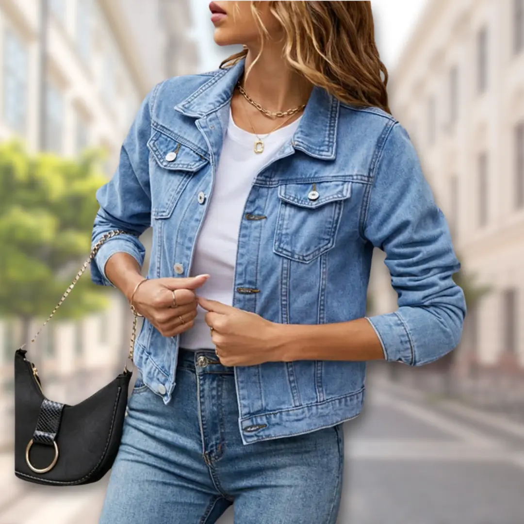 Women's Button Up Jacket Stylish Versatile - Vonnera