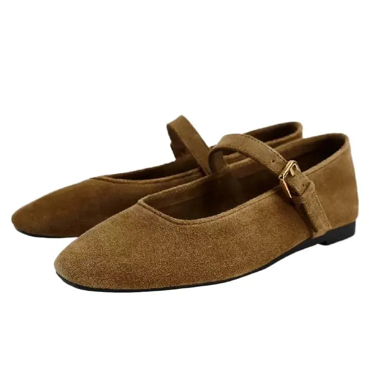 Women's Mary Jane Flats Comfortable All-Day Wear - Vonnera