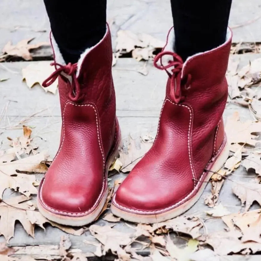 Women's Waterproof Black Winter Boots - Vonnera