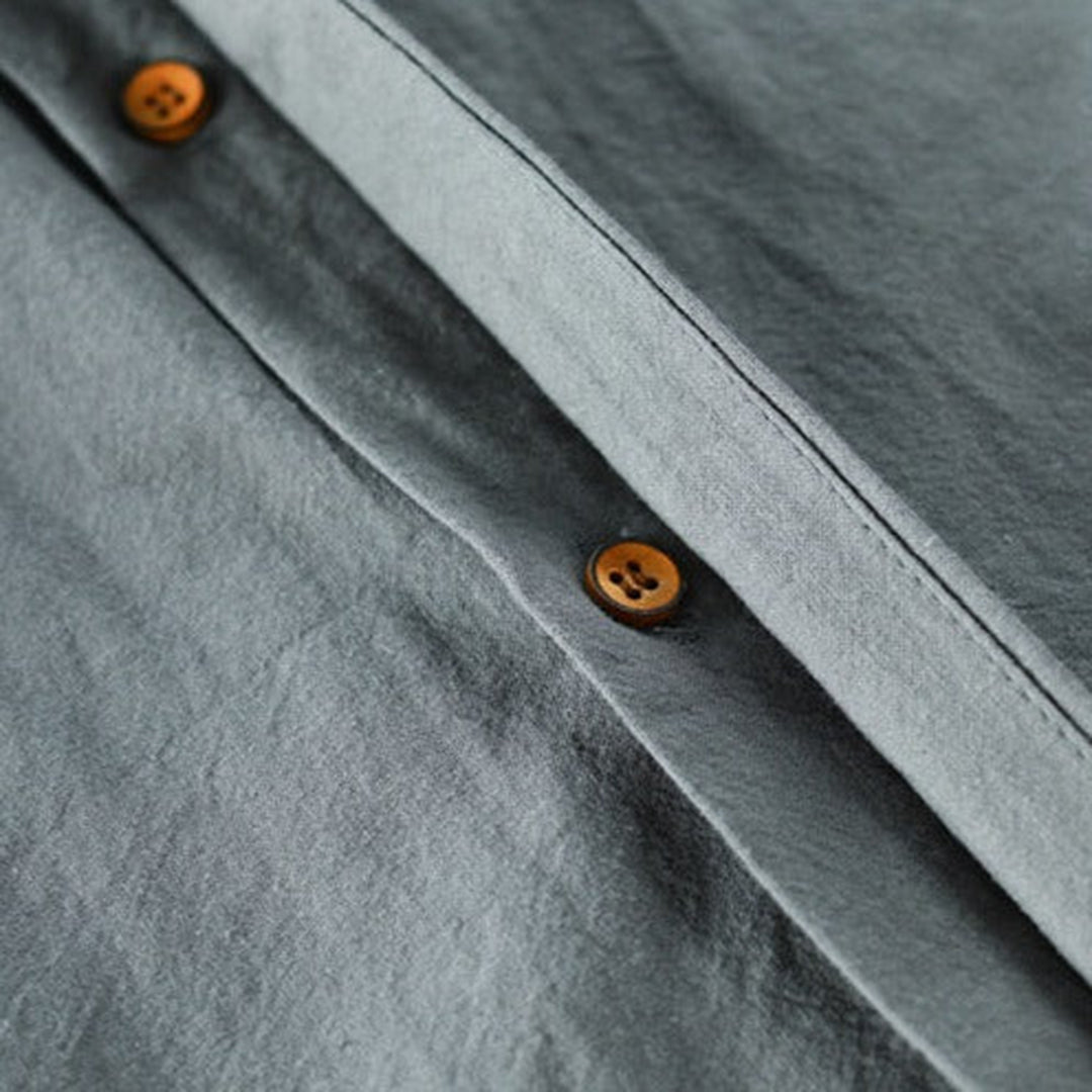 Men's Casual Dress Shirt Cotton