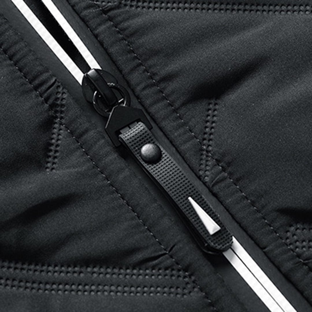 Men's Puffer Jacket Quilted Zip-Up