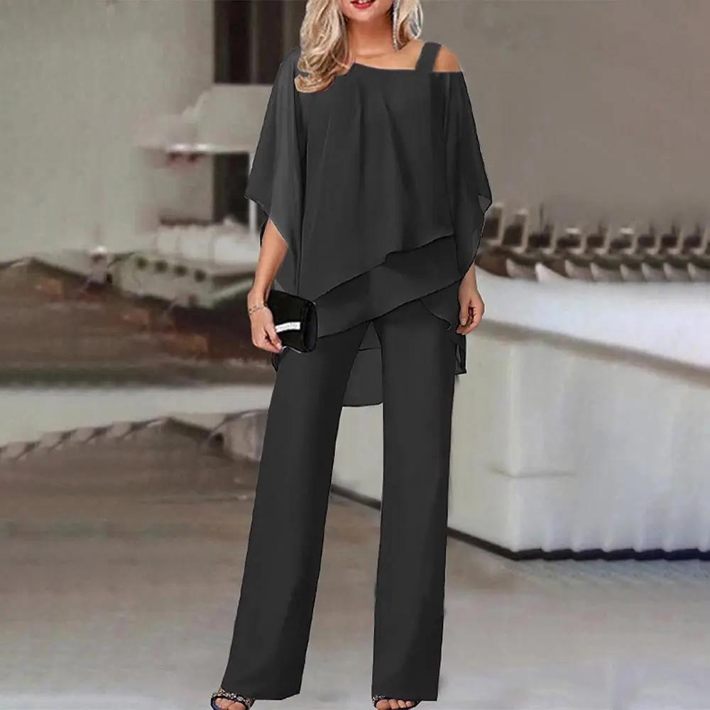 Women's Cold Shoulder Jumpsuit Elegant Design - Vonnera
