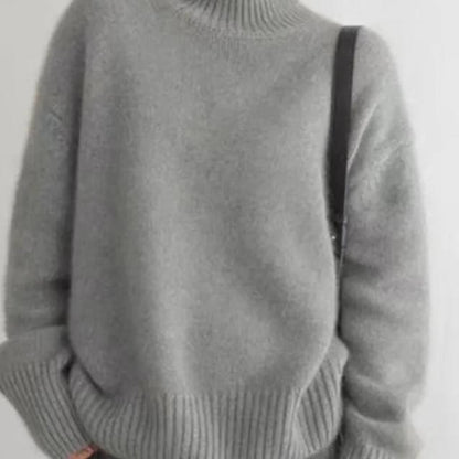 Pull Col Roulé Oversize en Cachemire Caliboot