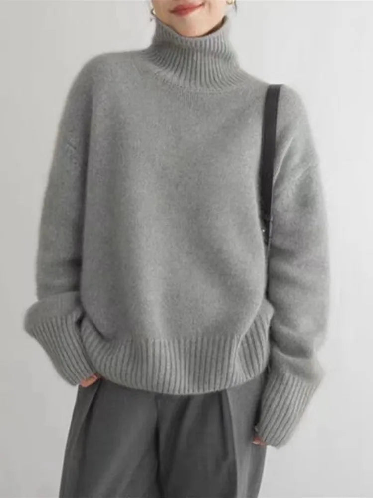 Women's Turtleneck Oversized Sweater