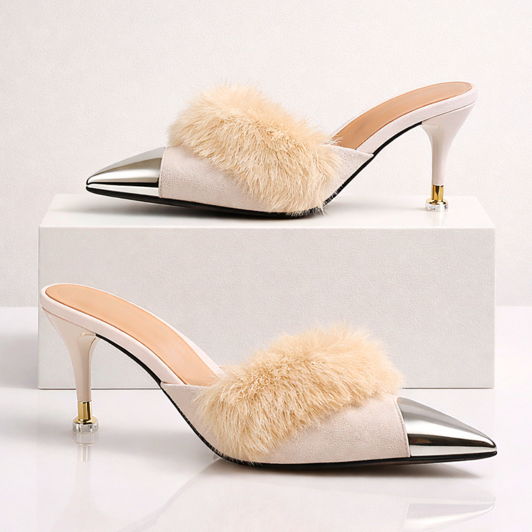 Women's Fur High Heels