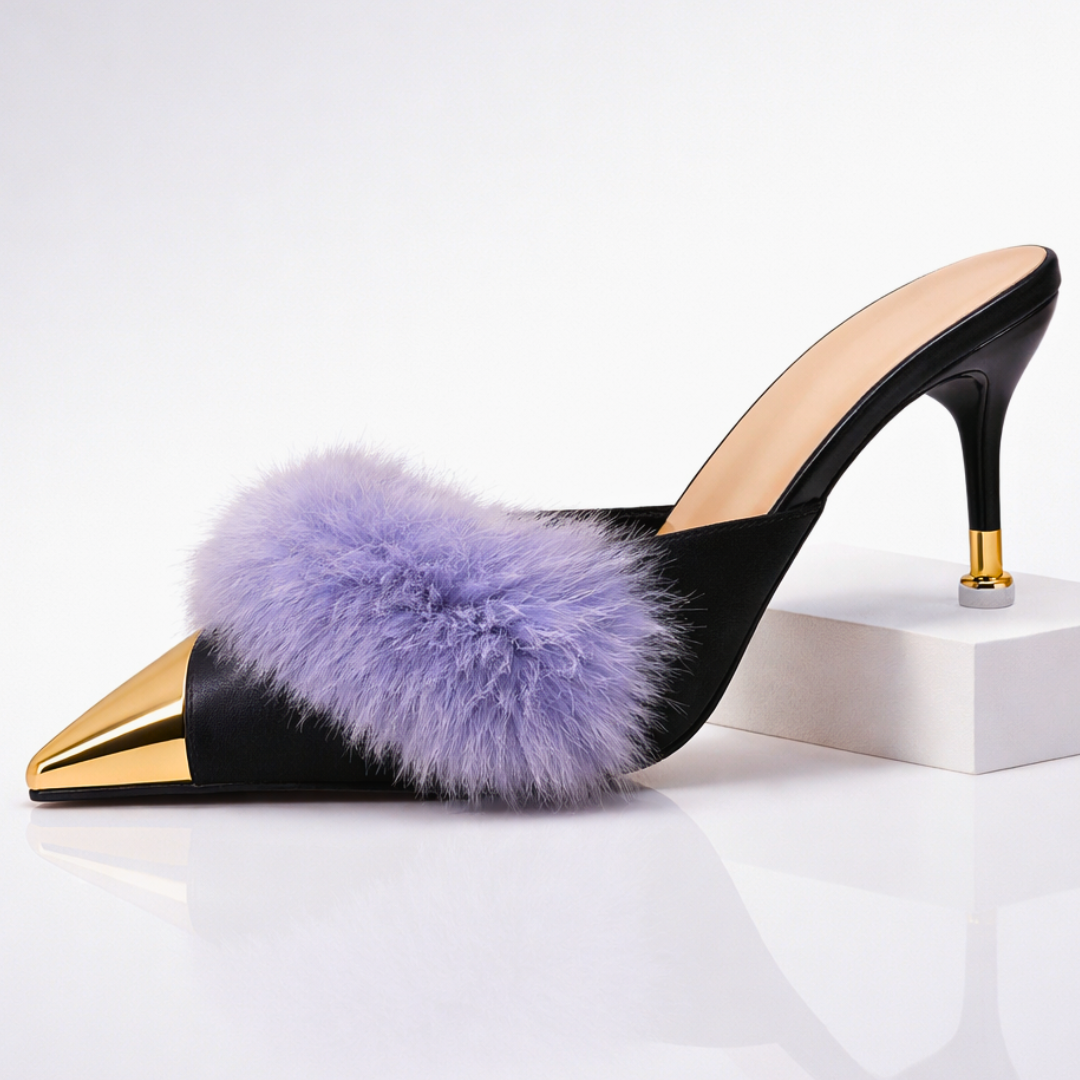 Women's Fur High Heels
