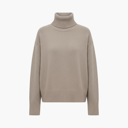 Women's Oversized High Neck Sweater Relaxed Fit