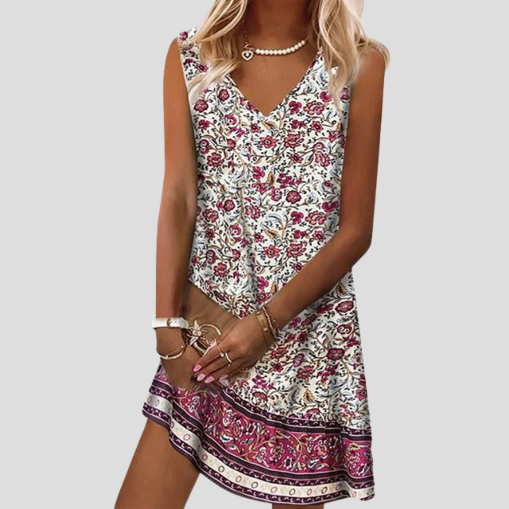 Women's Floral Beach Sundress - Vonnera
